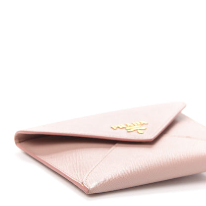 Prada Saffiano Metal Envelope Wallet Orchidea 8 of 12