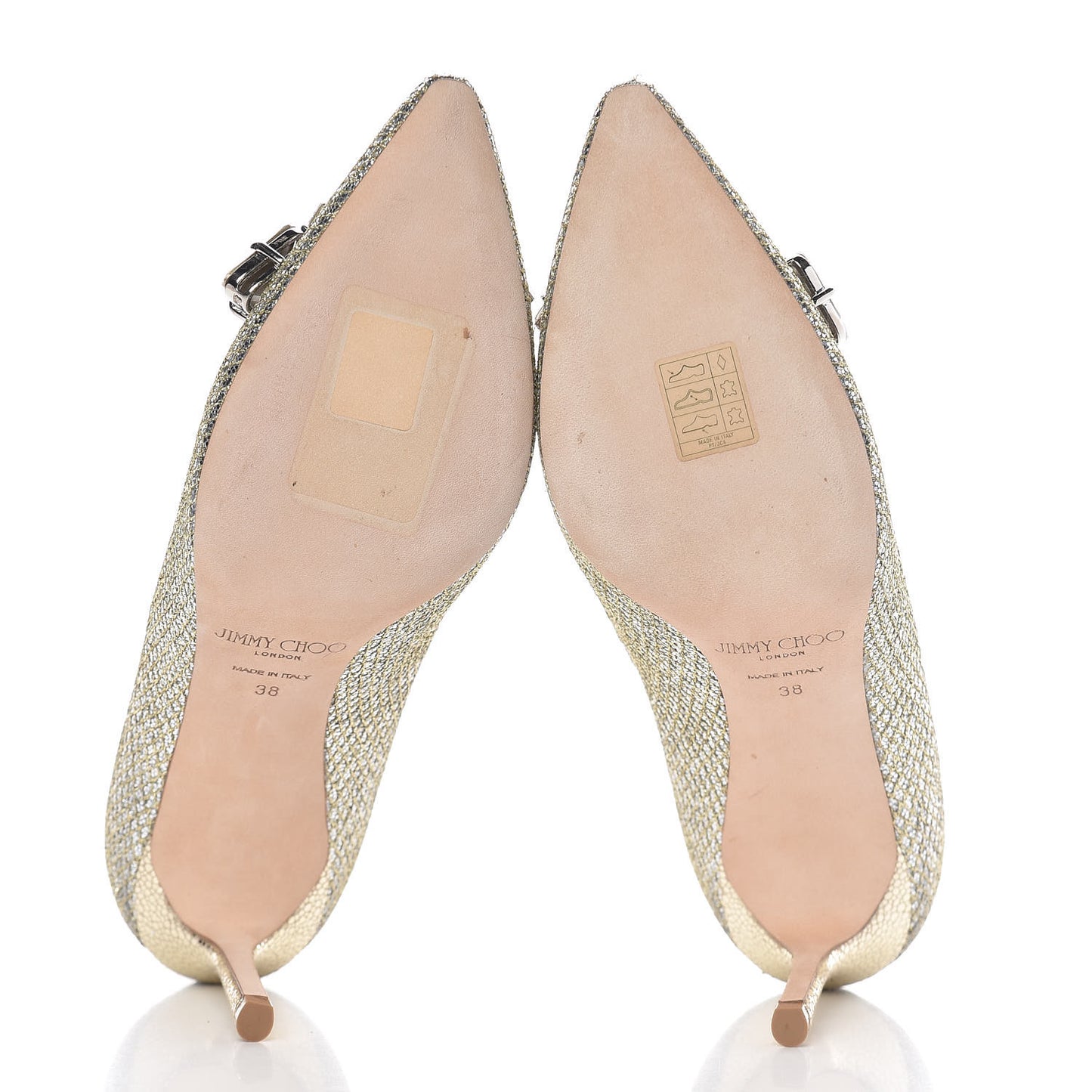 Glitter Crystal Marvel 100 Pumps 38 Champagne