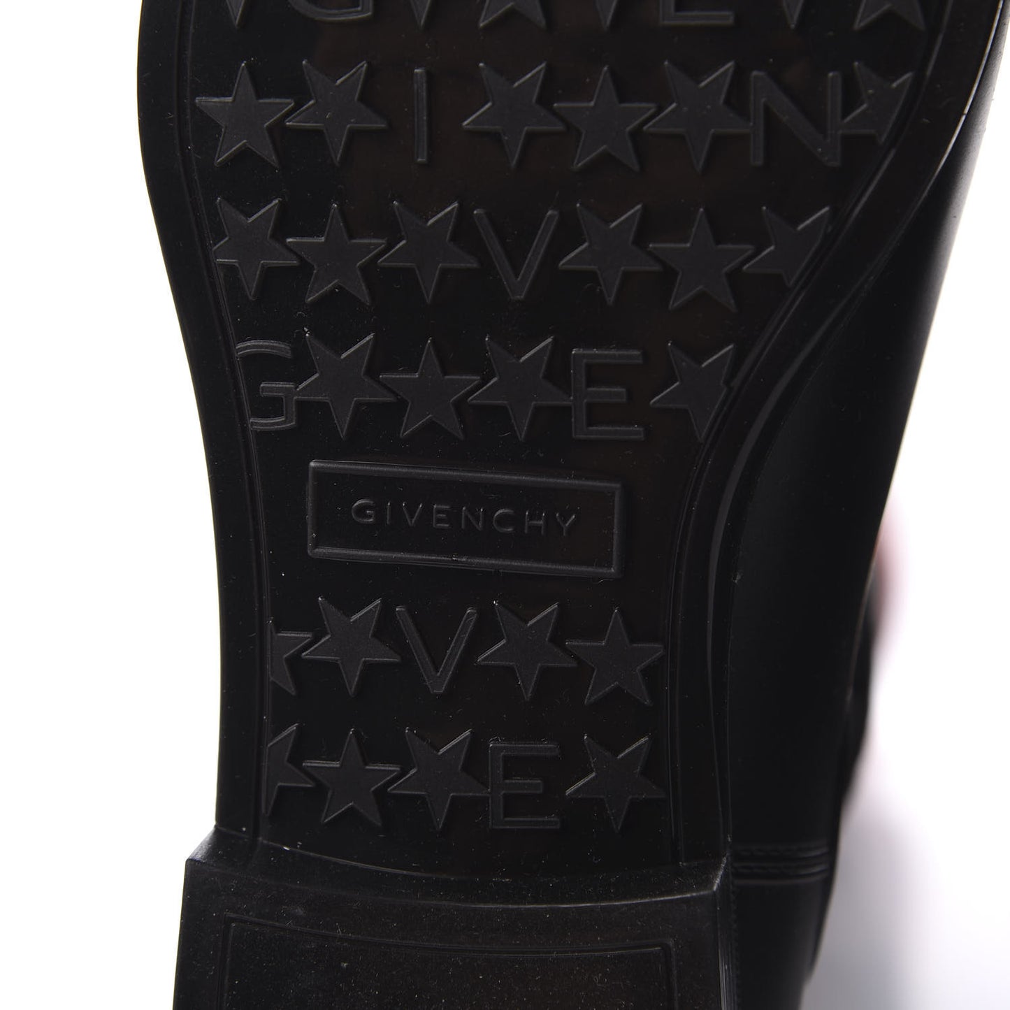 Knit Rubber Storm Over The Knee Boots 37 Black