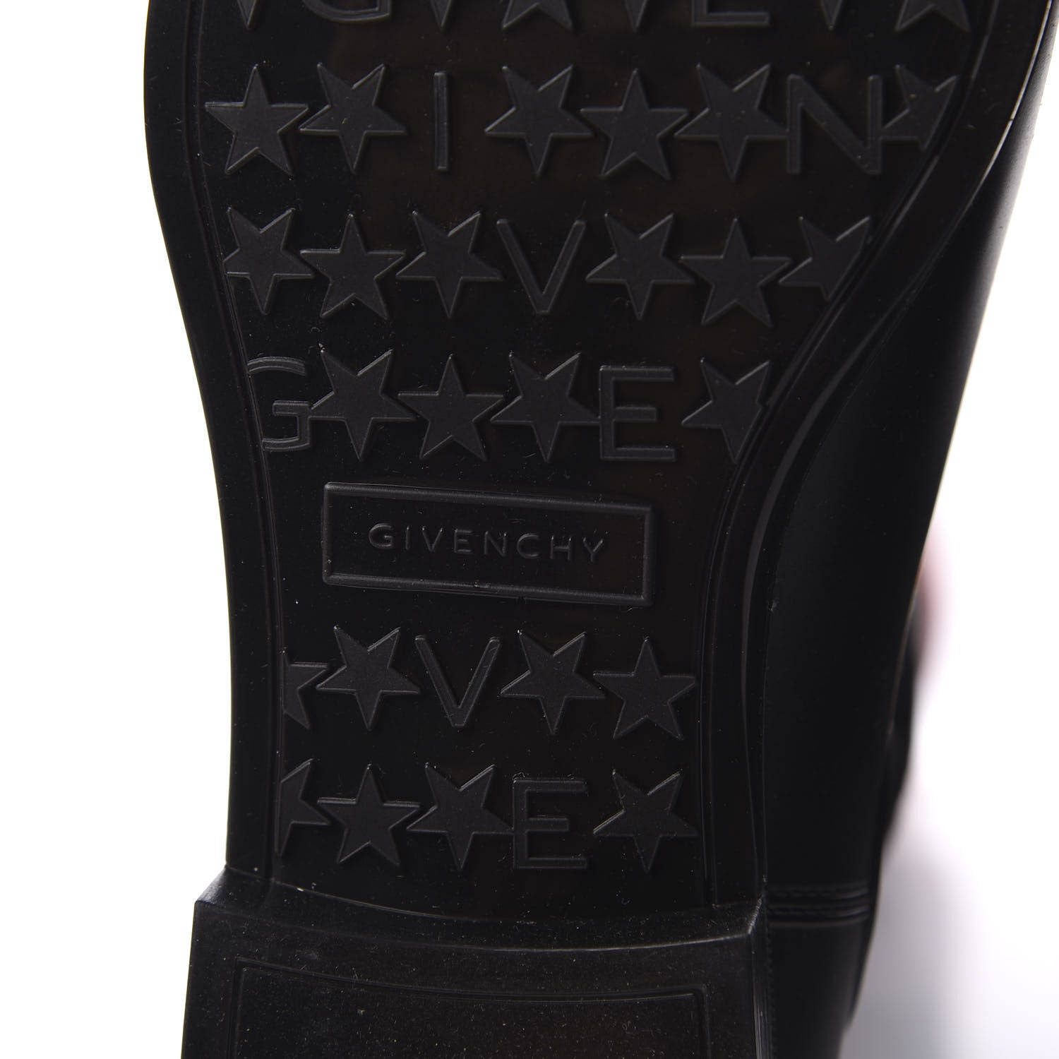 Givenchy Knit Rubber Storm Over The Knee Boots 37 Black 6 of 7