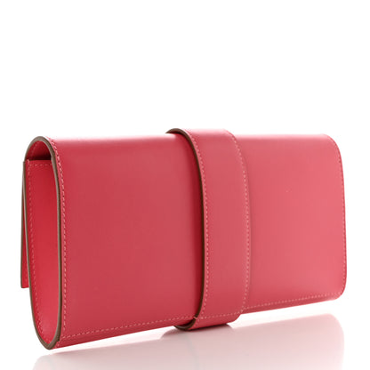 Hermes Tadelakt Medor 23 Clutch Rose Lipstick 3 of 6