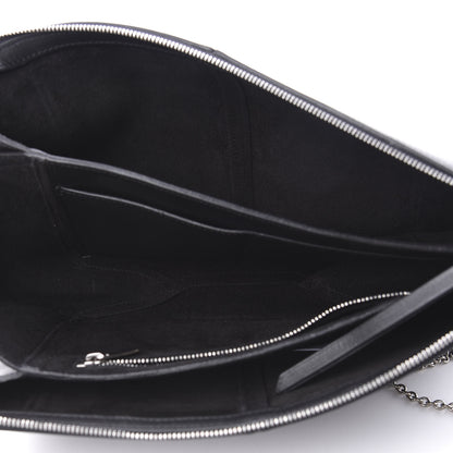 Celine Supple Natural Calfskin Tri-Fold Clutch Black 5 of 14