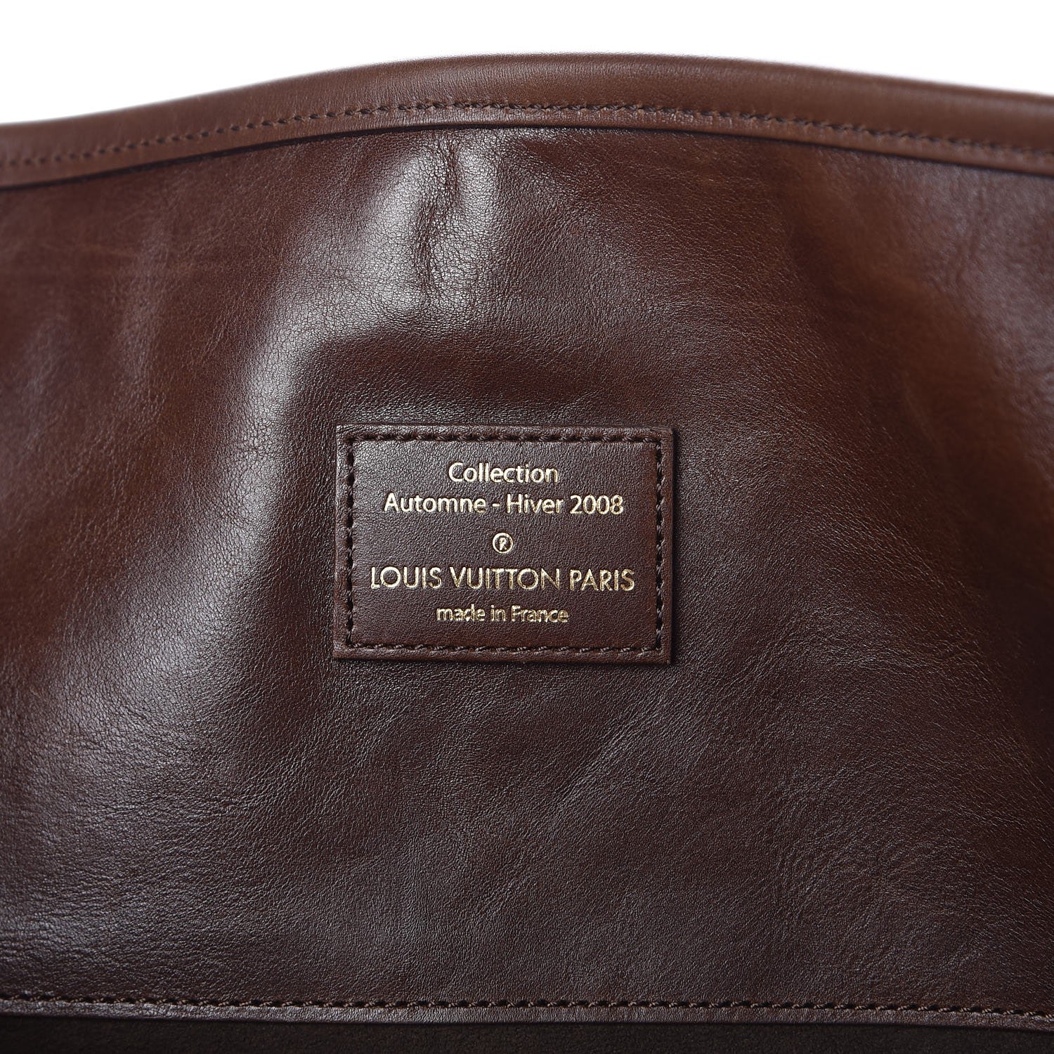 Louis Vuitton Monogram Paris Souple Whisper GM Chocolate 5 of 15