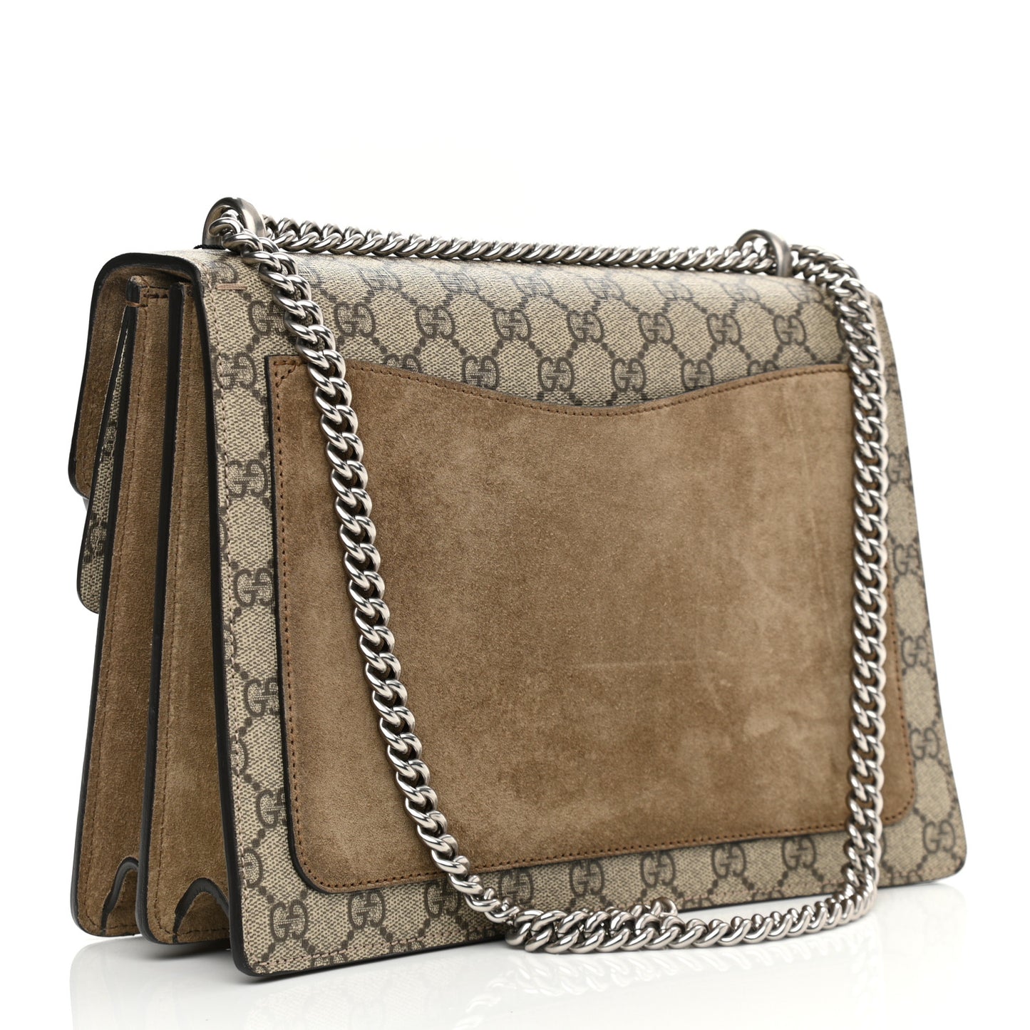 GG Supreme Monogram Medium Dionysus Shoulder Bag Taupe