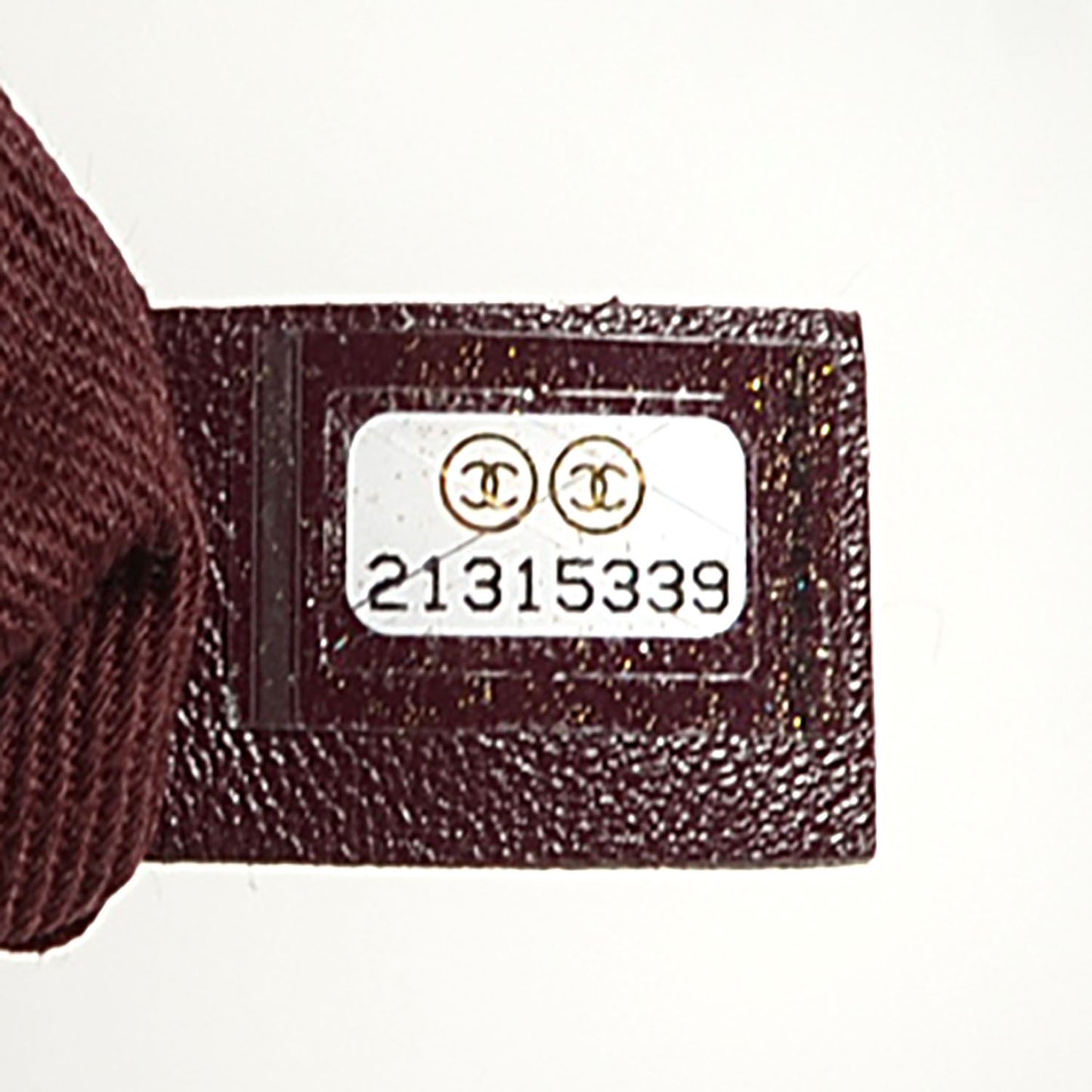 Distressed Lambskin Tote Burgundy