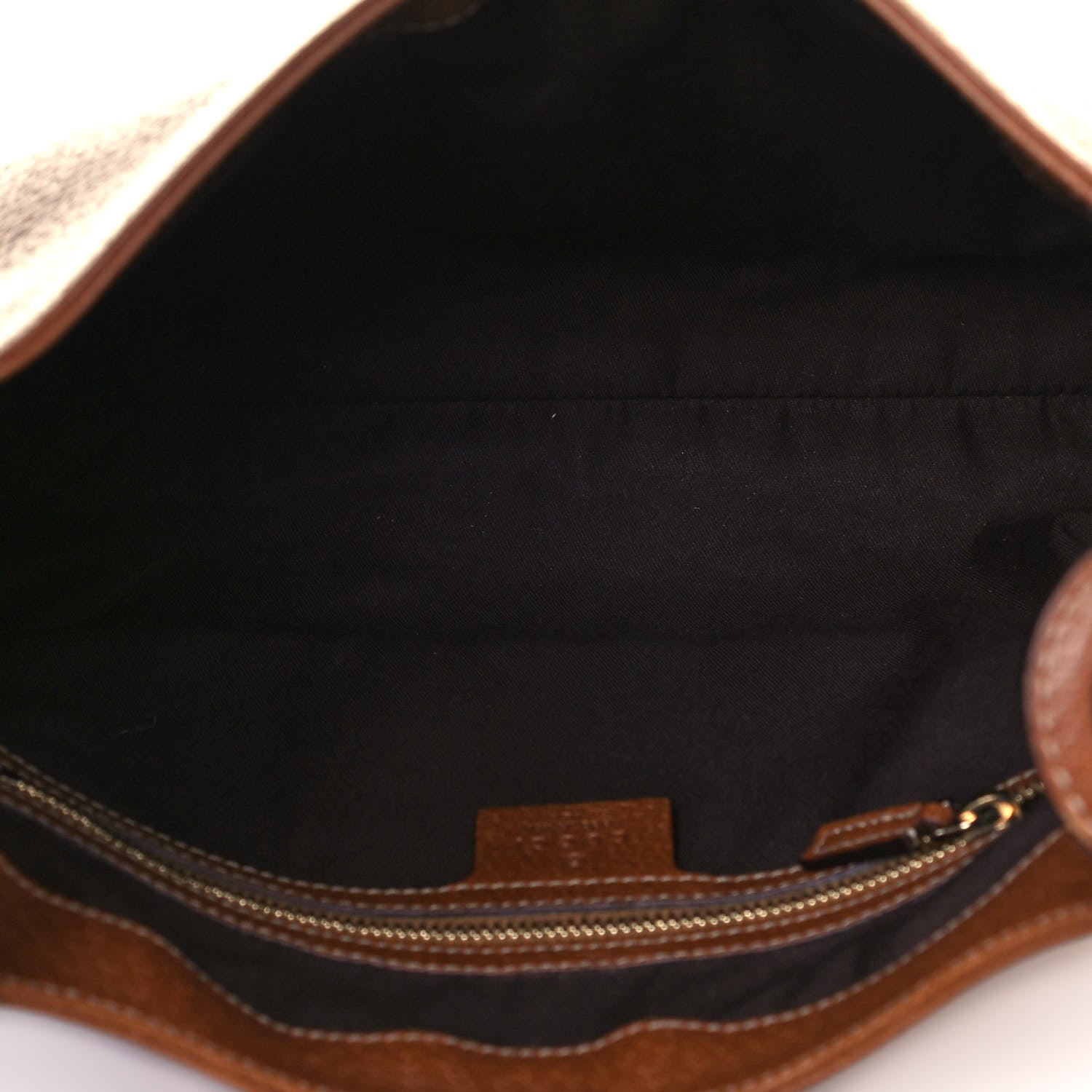 Gucci Calfskin Monogram Piston Lock Jackie O Hobo Tan 5 of 10