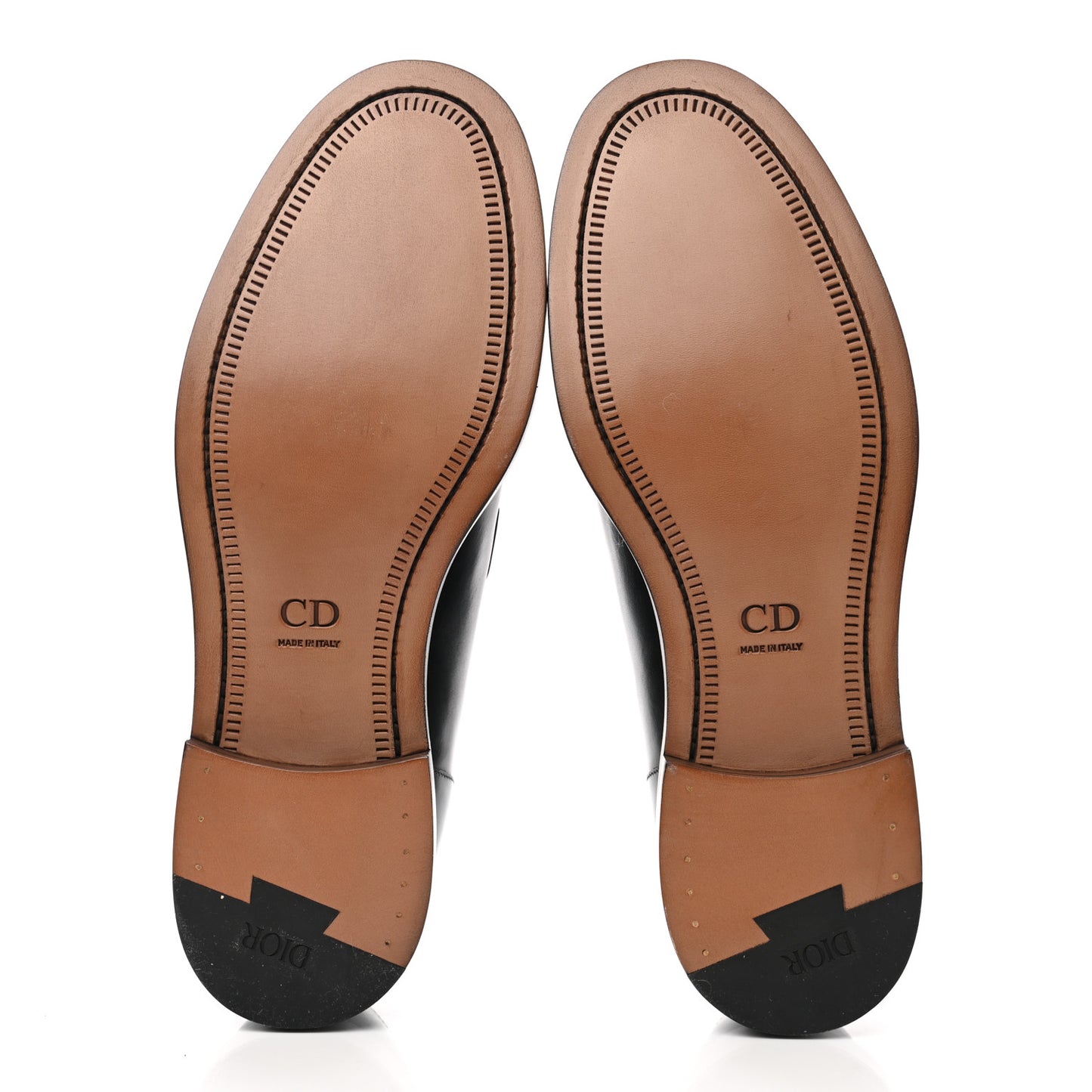 Calfskin Lace Up Oxford Loafers 46 Black