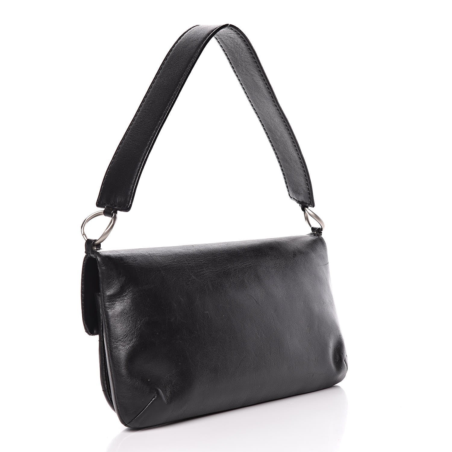 Chanel Calfskin Square Stitched Mademoiselle Shoulder Bag Black 3 of 20