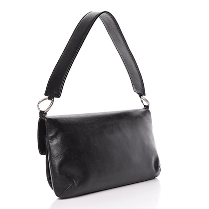 Chanel Calfskin Square Stitched Mademoiselle Shoulder Bag Black 3 of 20