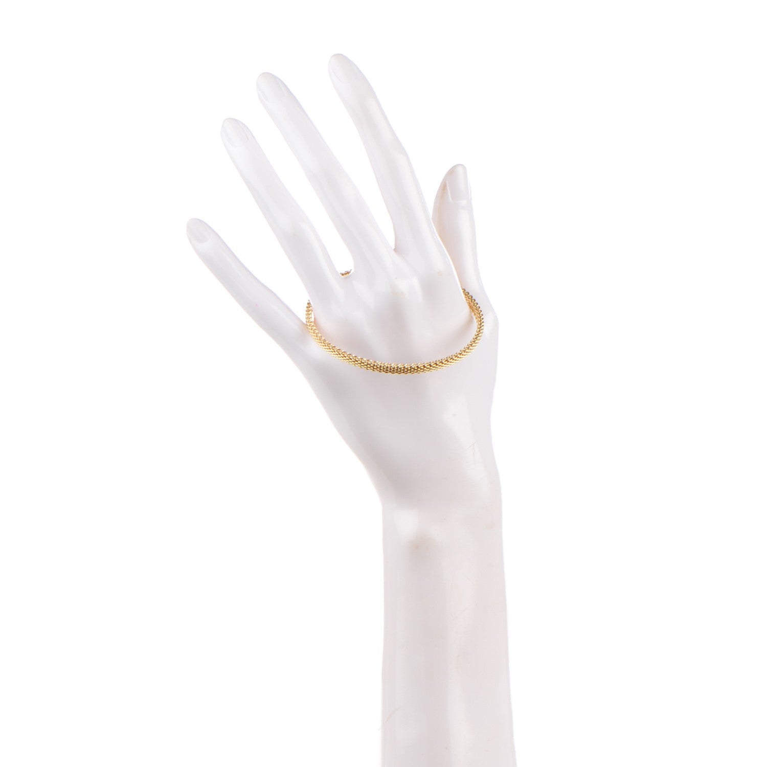 Tiffany 18K Yellow Gold Narrow Somerset Bangle 2 of 3