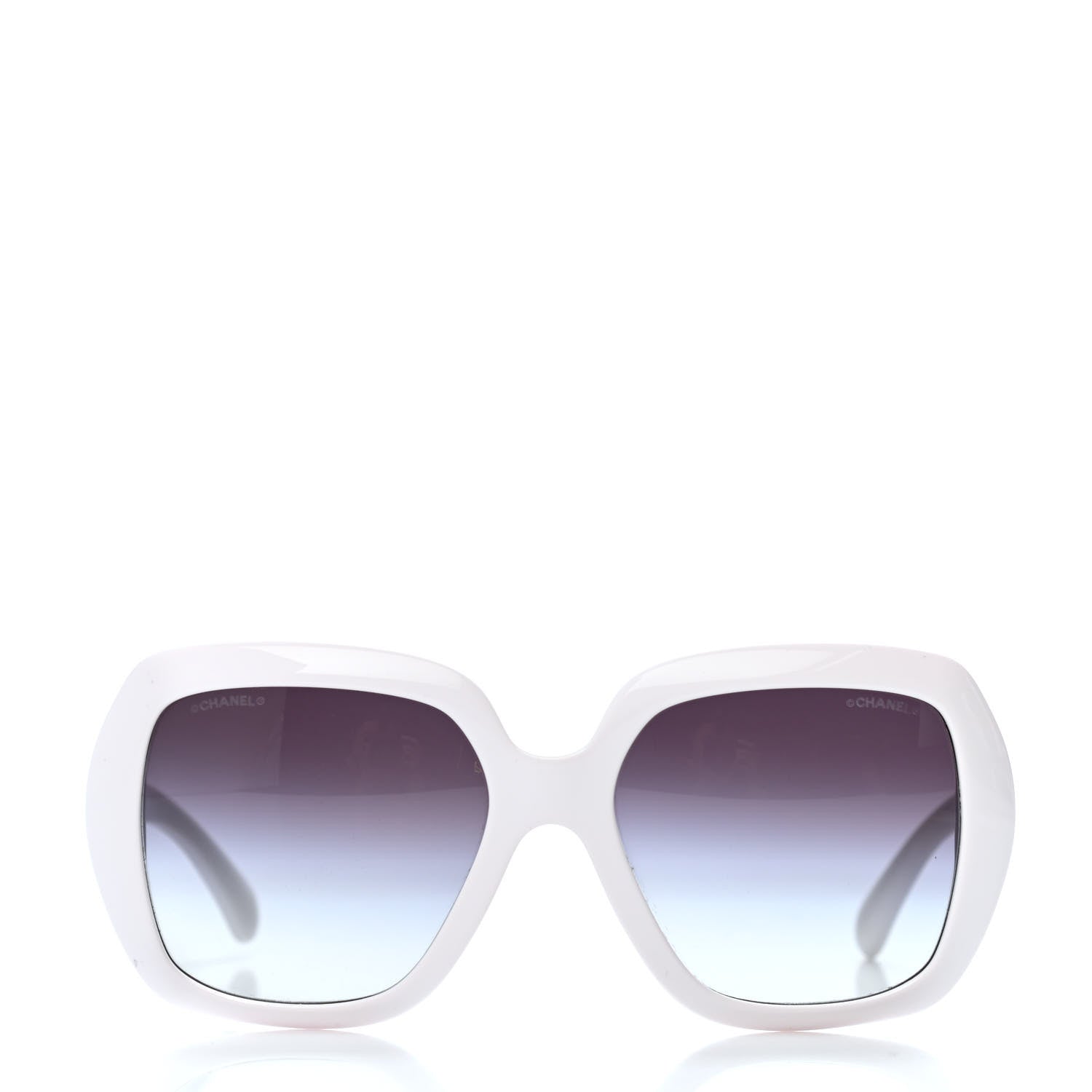 Chanel Acetate Square Sunglasses 71391 White 2 of 4