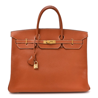 Hermes Chevre de Coromandel Birkin 40 Cognac 1 of 18