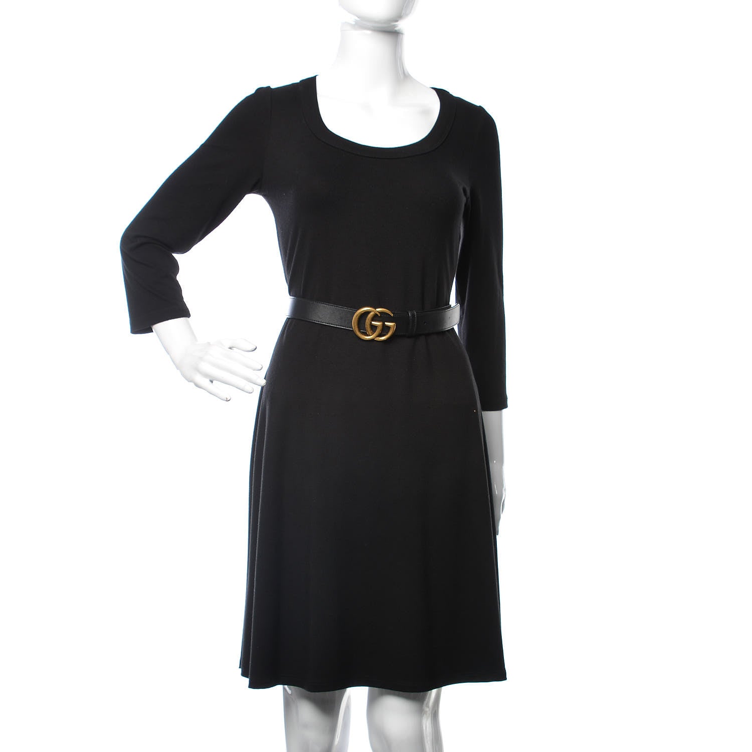 Gucci Calfskin Double G 30mm Belt 90 36 Black 2 of 8