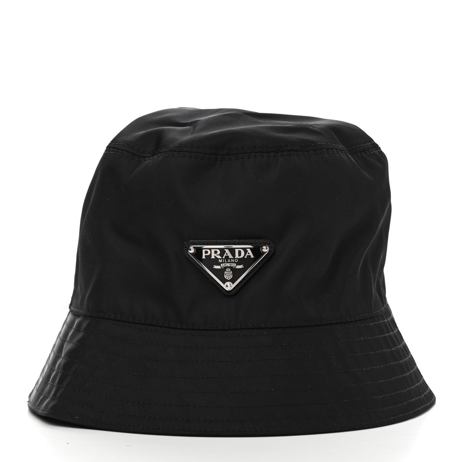 Prada Nylon Bucket Hat S Black 3 of 8