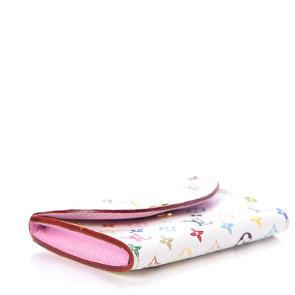 Louis Vuitton Monogram Multicolor Business Card Holder White Litchi 4 of 7