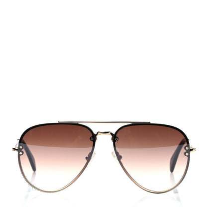 Celine Mirror Aviator Sunglasses CL 41392/S Gold Pink 2 of 6