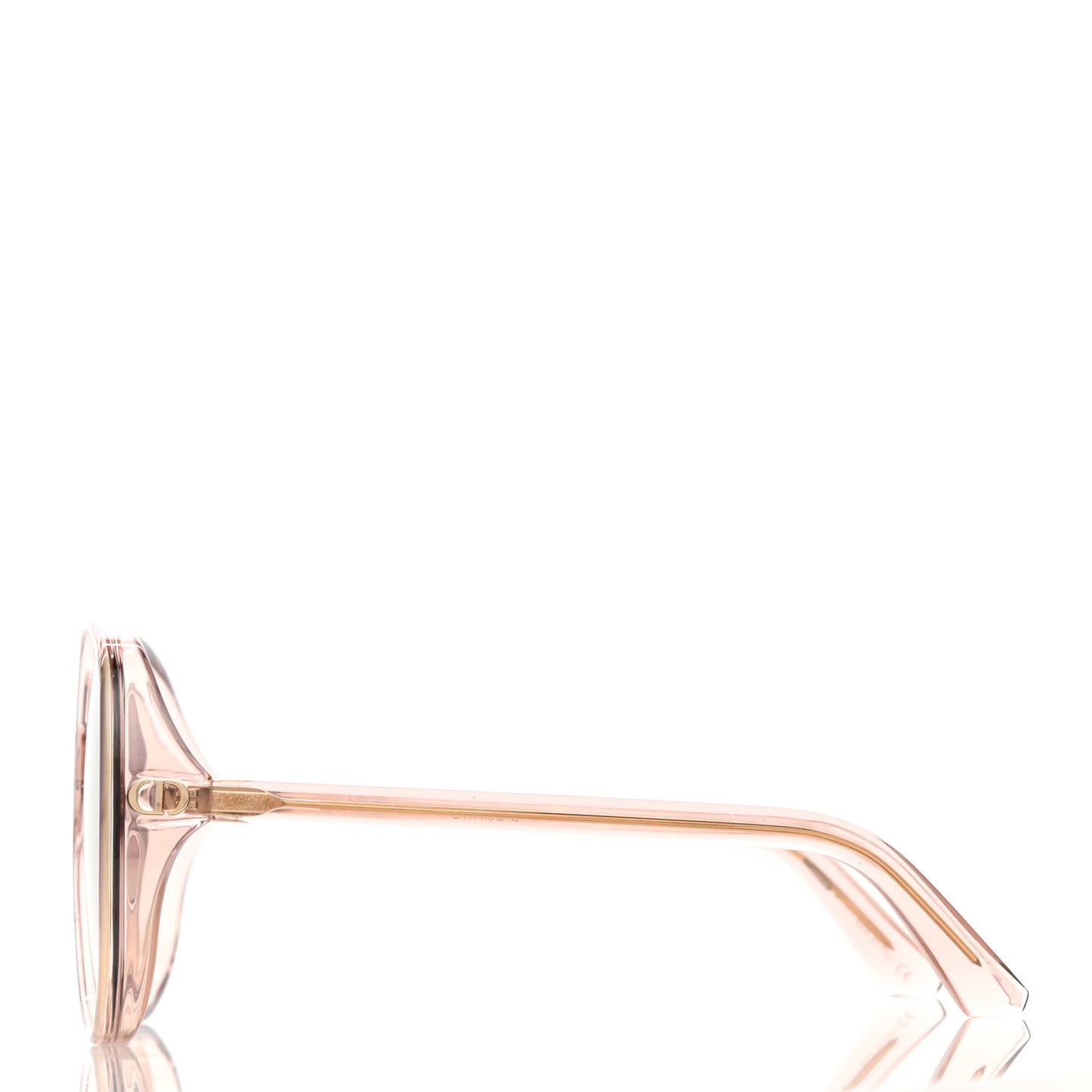 Transparent Acetate D-Doll Sunglasses Shiny Pink Violet