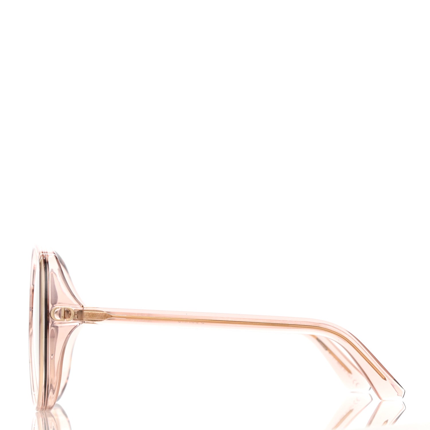 Christian Dior Transparent Acetate D-Doll Sunglasses Shiny Pink Violet 3 of 8