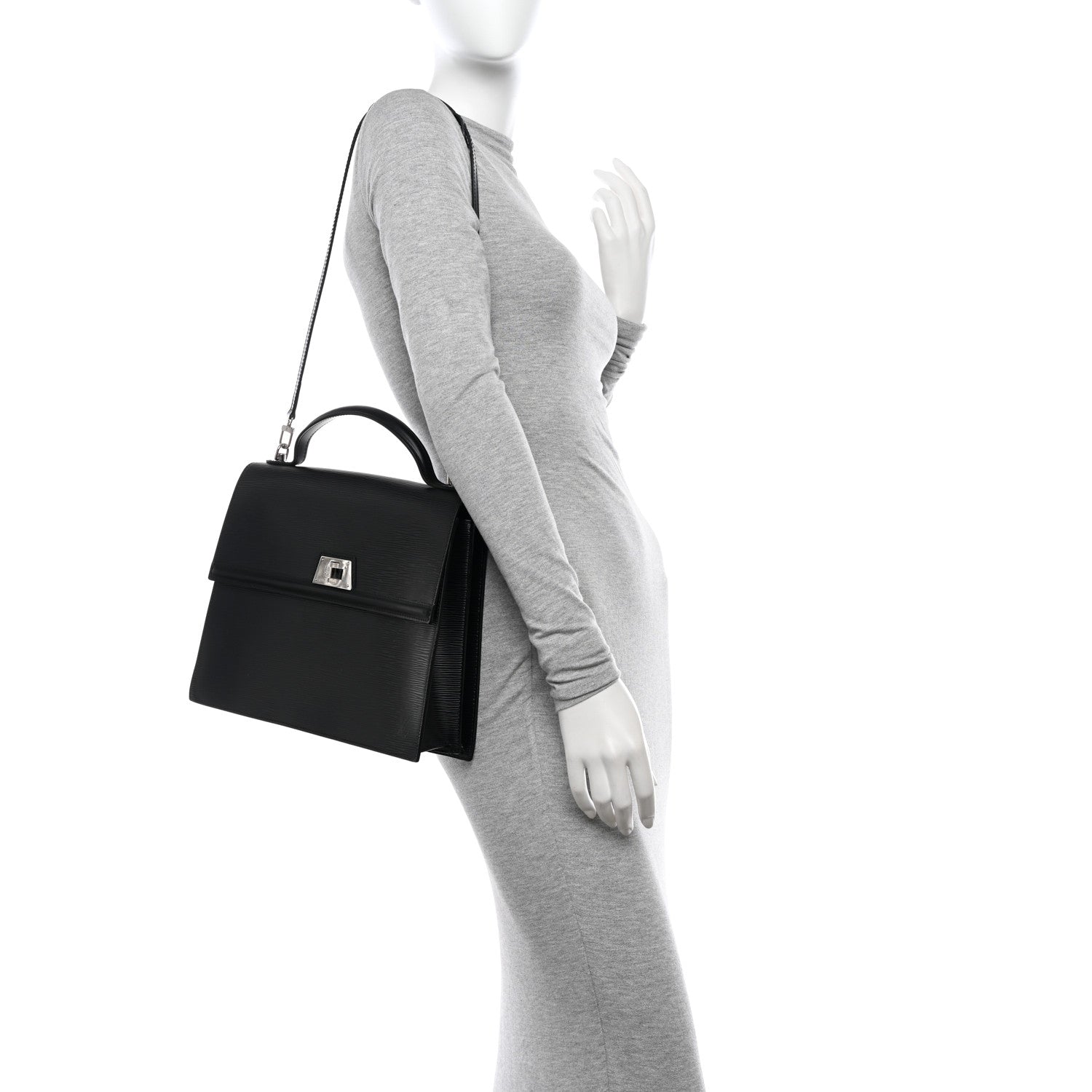 Louis Vuitton Epi Sevigne GM Black 2 of 10