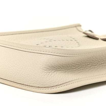 Hermes Taurillon Clemence Evelyne TPM Craie 9 of 10
