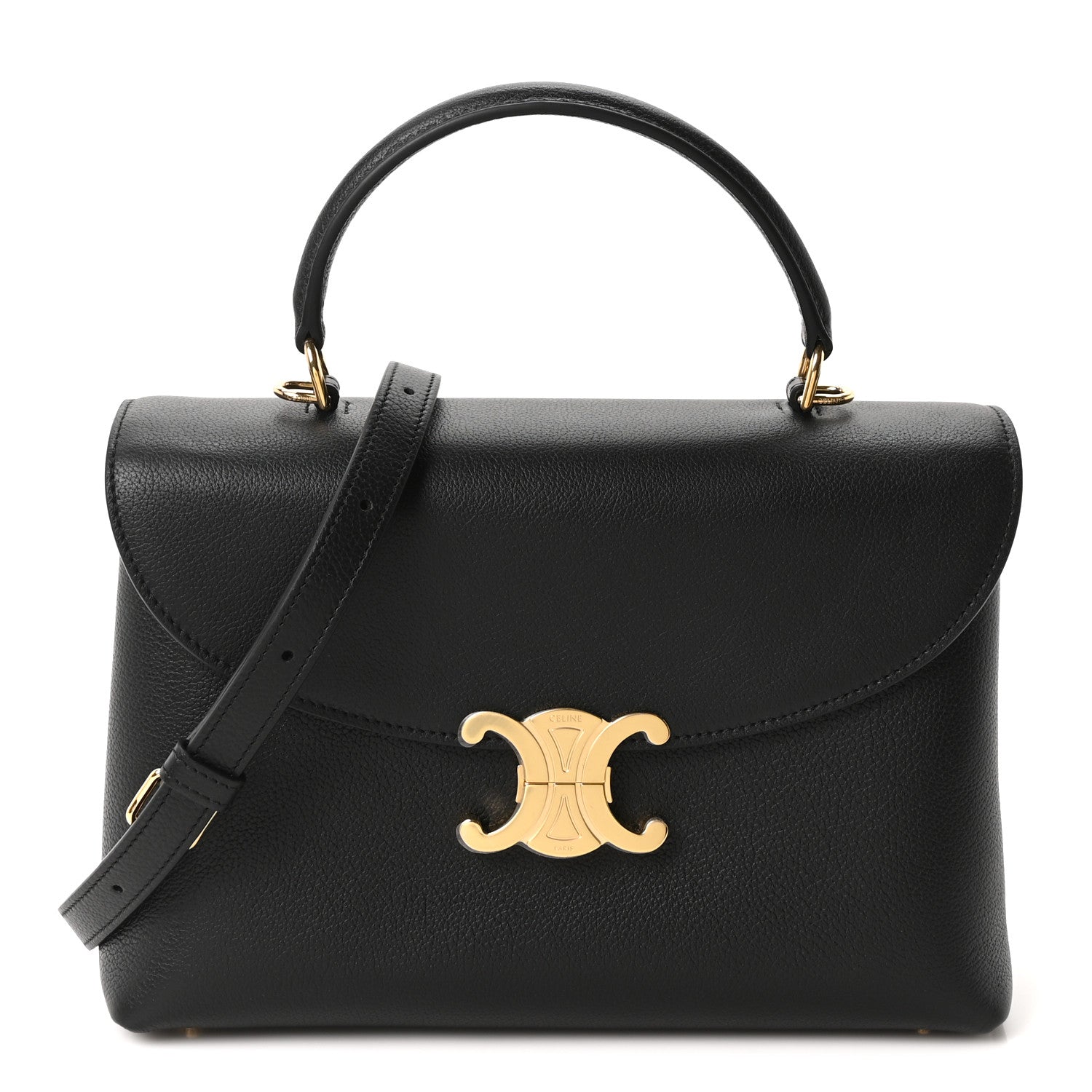 Celine Supple Grained Calfskin Medium Nino Black 1 of 10