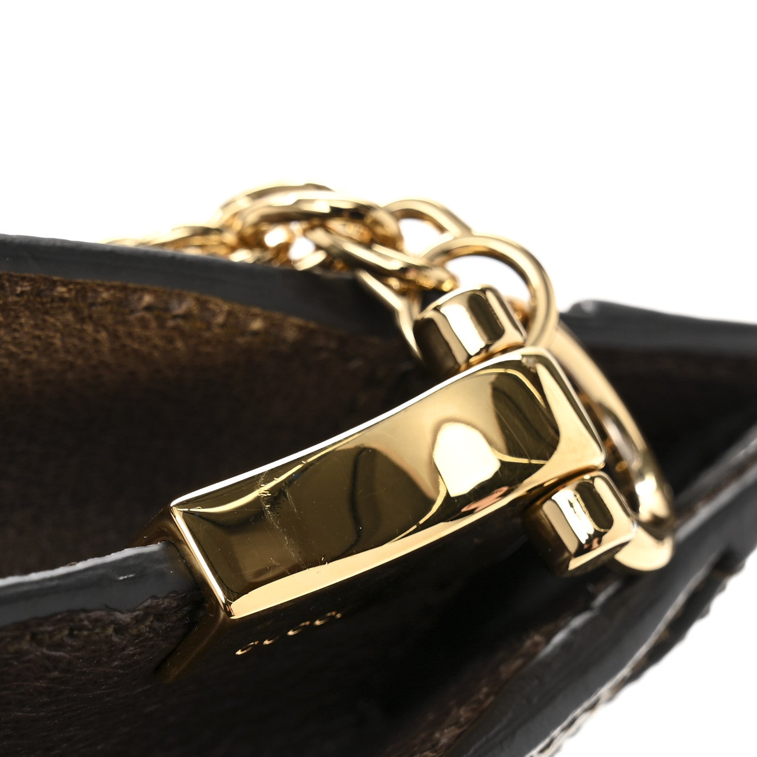 Gucci GG Supreme Monogram Web Small Ophidia Chain Shoulder Bag Brown 11 of 11