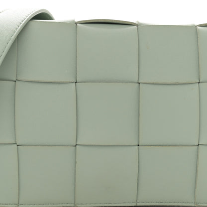 Bottega Veneta Lambskin Maxi Intrecciato Cassette Crossbody Bag New Sauge 9 of 12