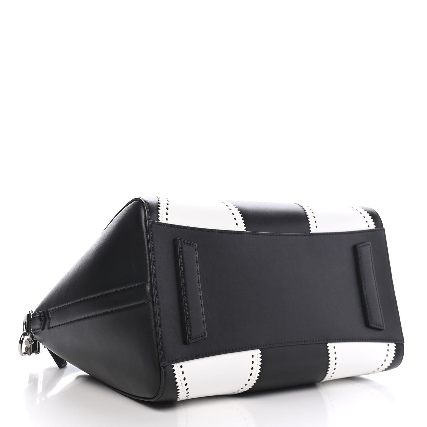 Calfskin Brogue Medium Antigona Black White