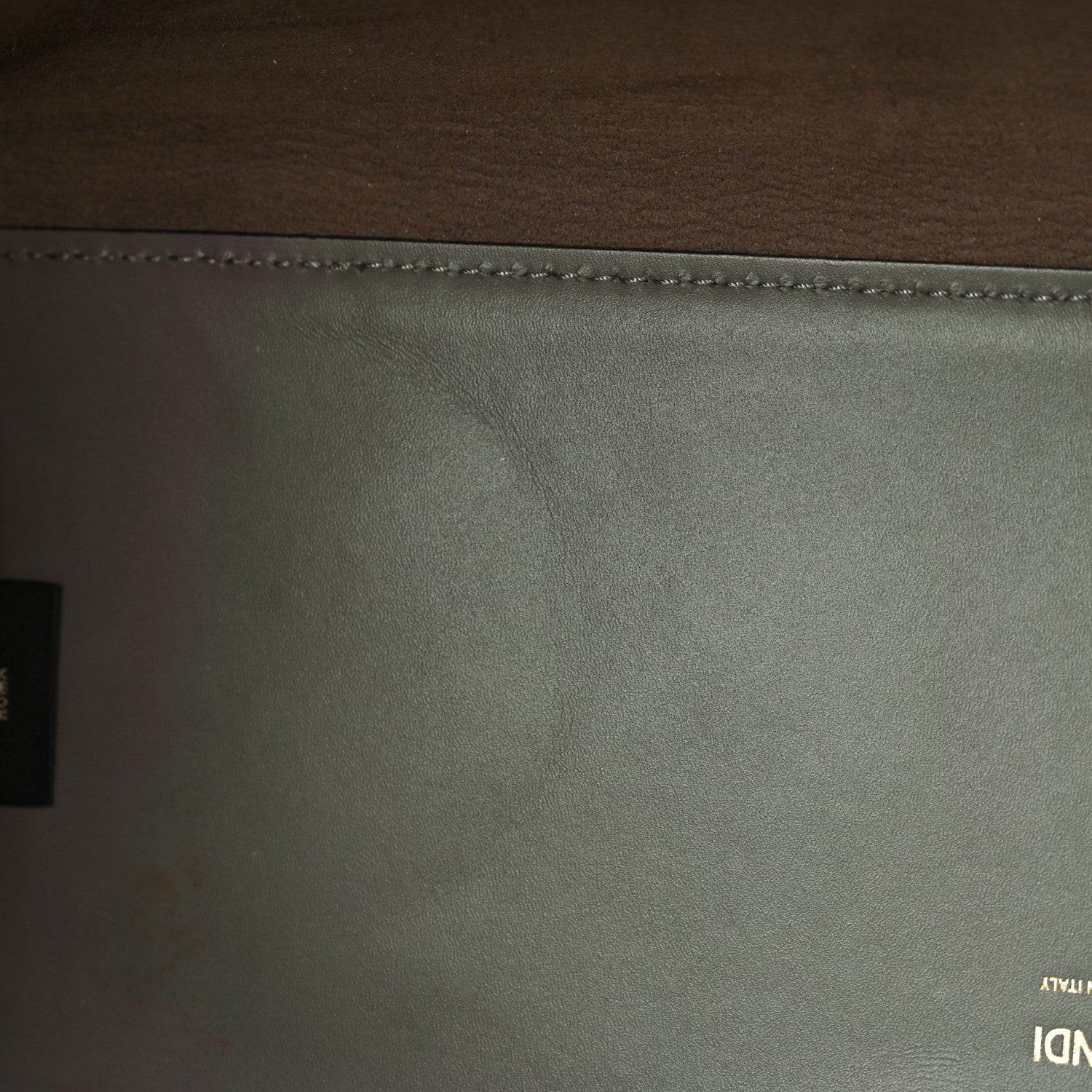 Fendi Vitello King Plexiglass Logo Embossed Medium Fendi Sunshine Shopper Tote Moon 15 of 15