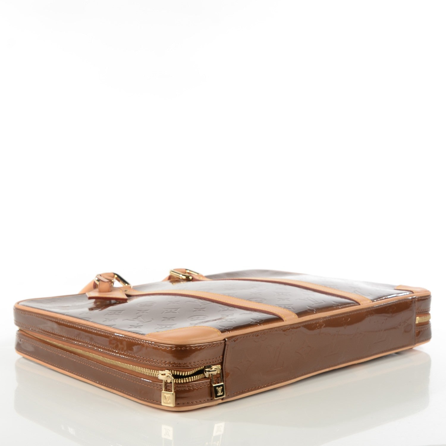 Louis Vuitton Vernis Vandam Briefcase Bronze 4 of 7