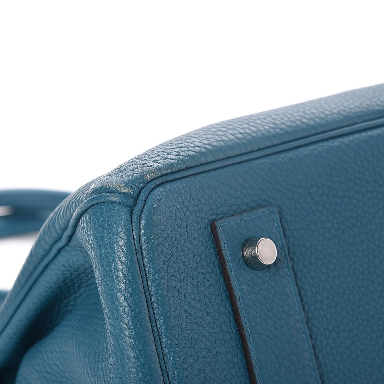 Hermes Taurillon Clemence JPG Shoulder Birkin II 42 Cobalt 31 of 32