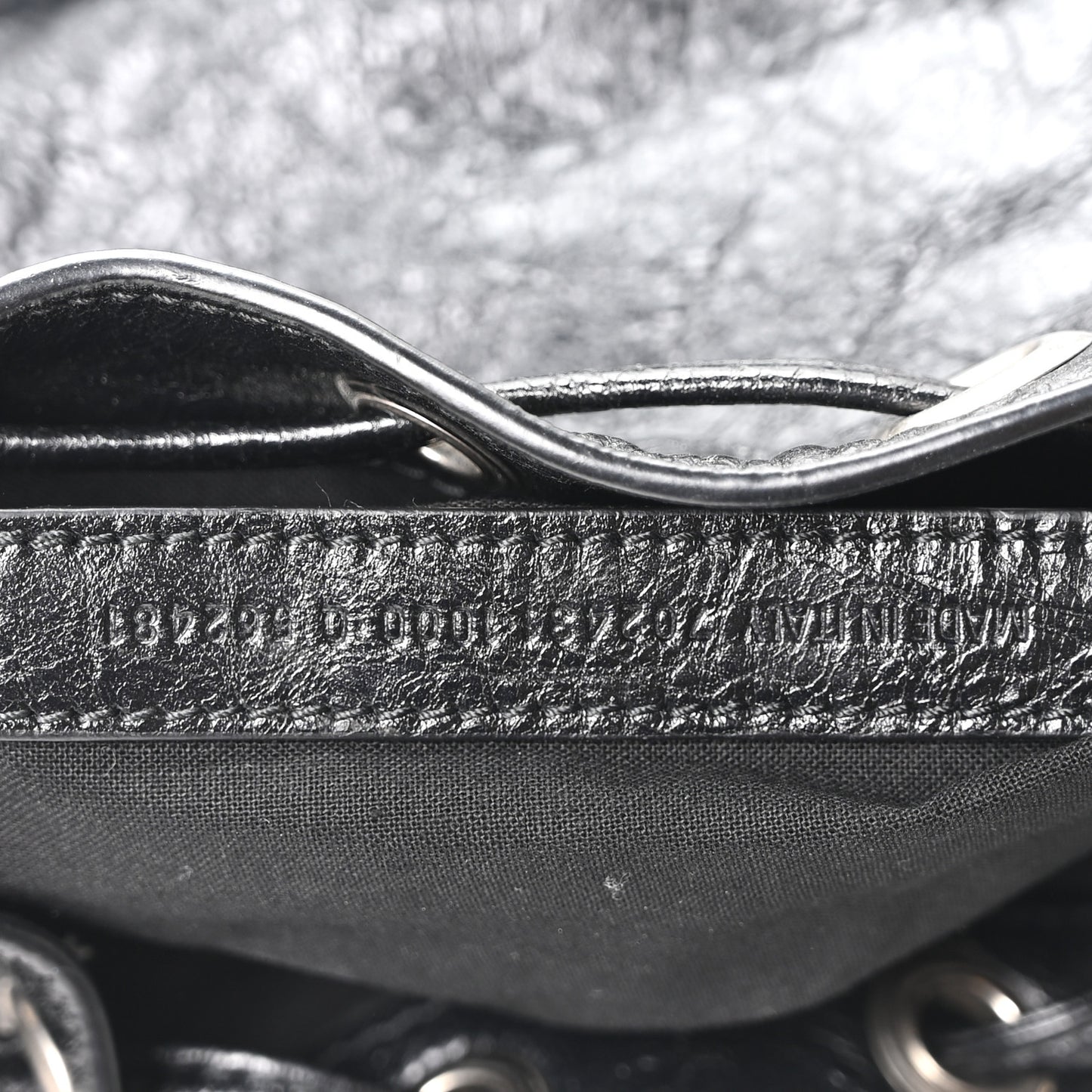 Agneau Arena Le Cagole Bucket Bag XS Black