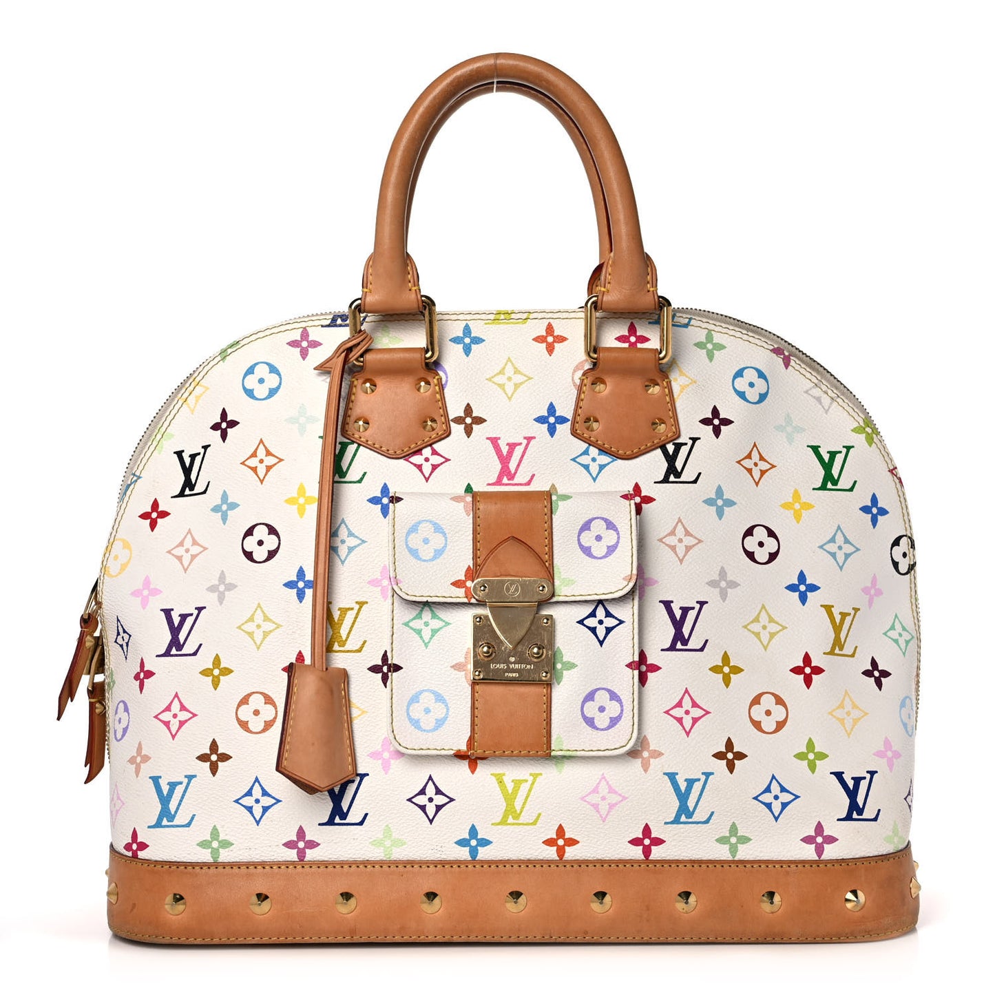 Monogram Multicolor Alma GM White