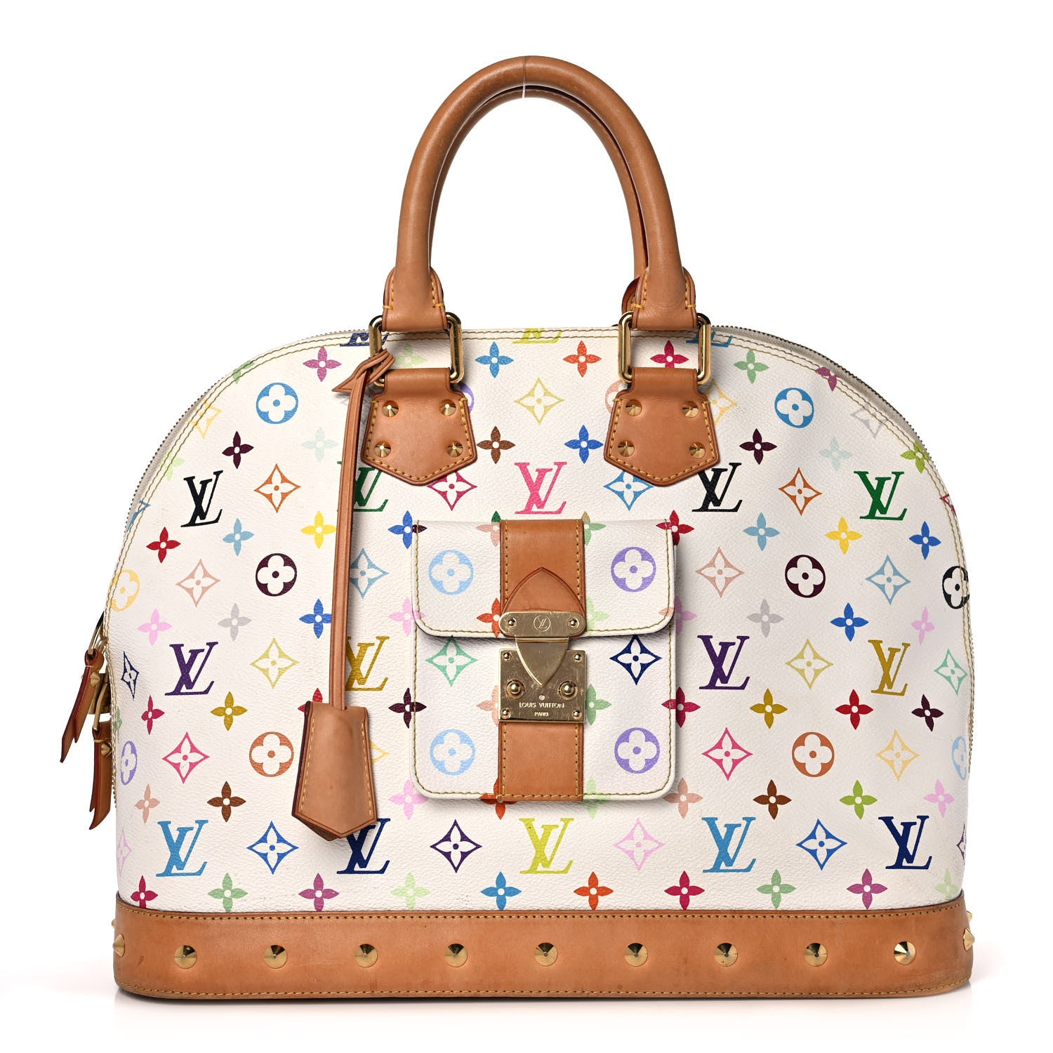 Louis Vuitton Monogram Multicolor Alma GM White 1 of 9