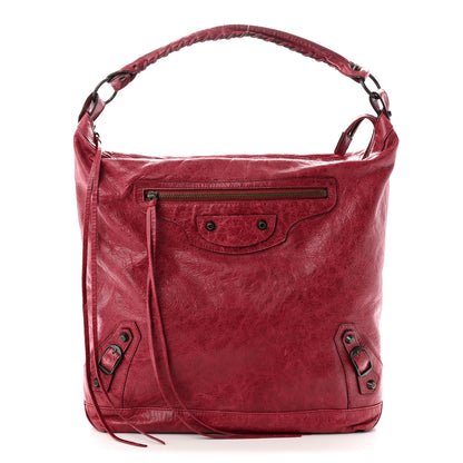 Balenciaga Agneau Classic Hardware Day Hobo Pourpre 1 of 11
