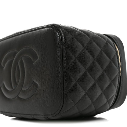 Chanel Caviar Quilted Large Vanity Pouch Black 10 of 10
