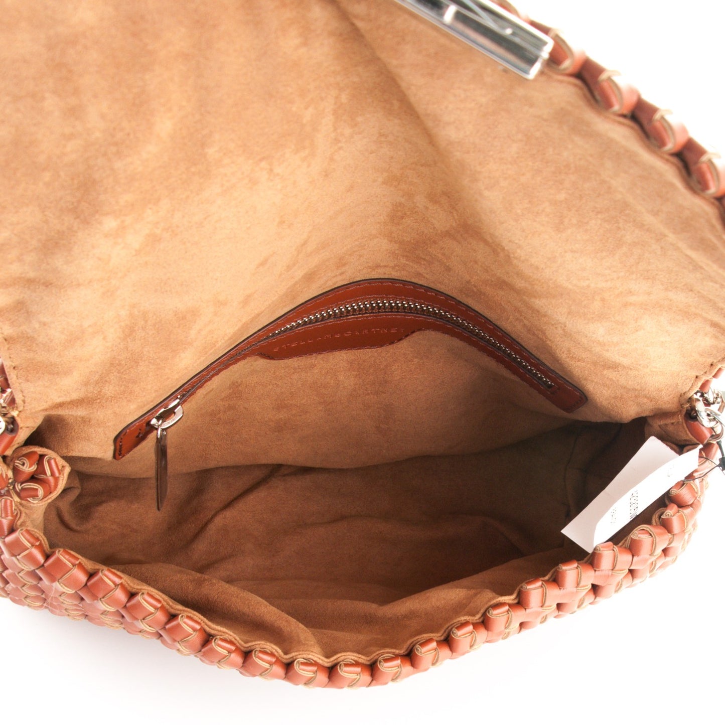Eco Alter Nappa Weaved Becks Shoulder Bag Brandy
