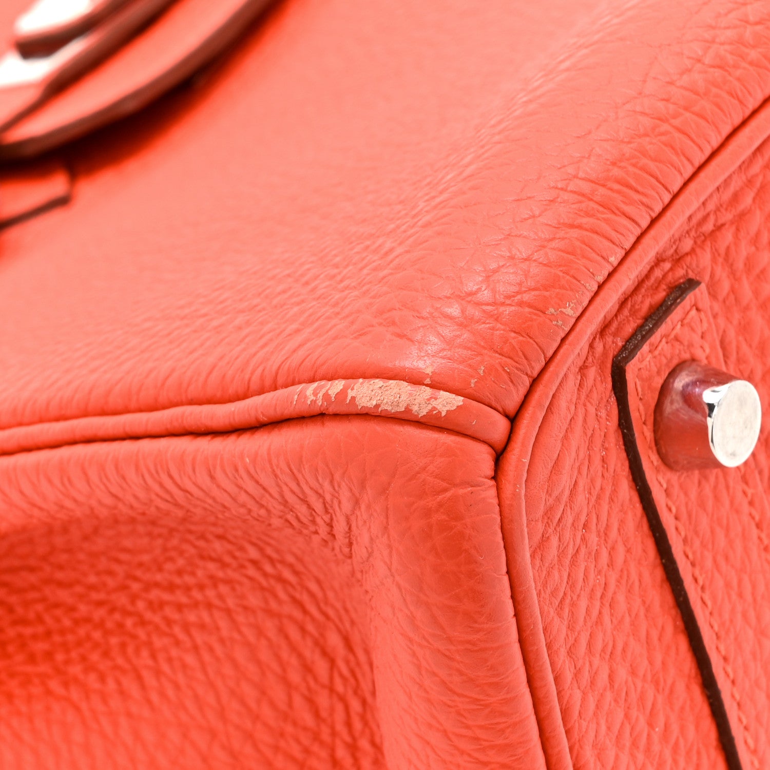 Hermes Togo Birkin 30 Capucine 13 of 21