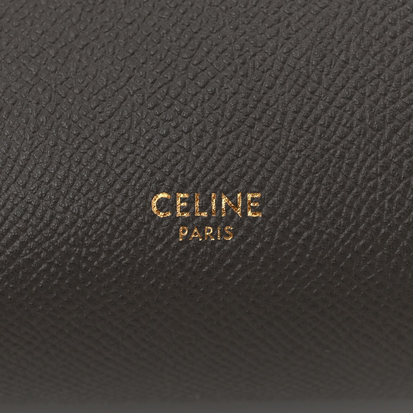 Grained Calfskin Micro Belt Bag Grey