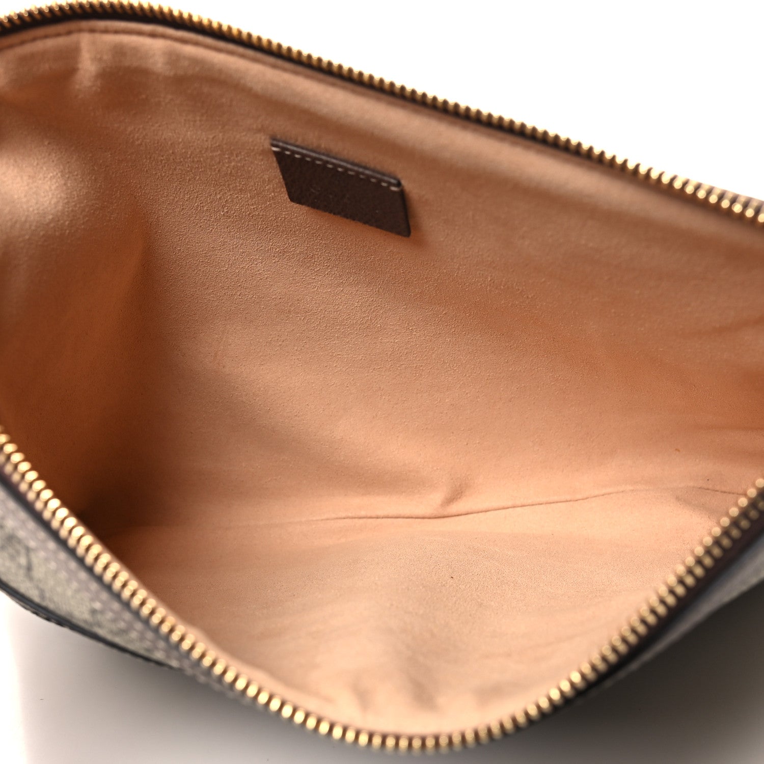 Gucci GG Supreme Monogram Large Ophidia Pouch Clutch Brown 5 of 8