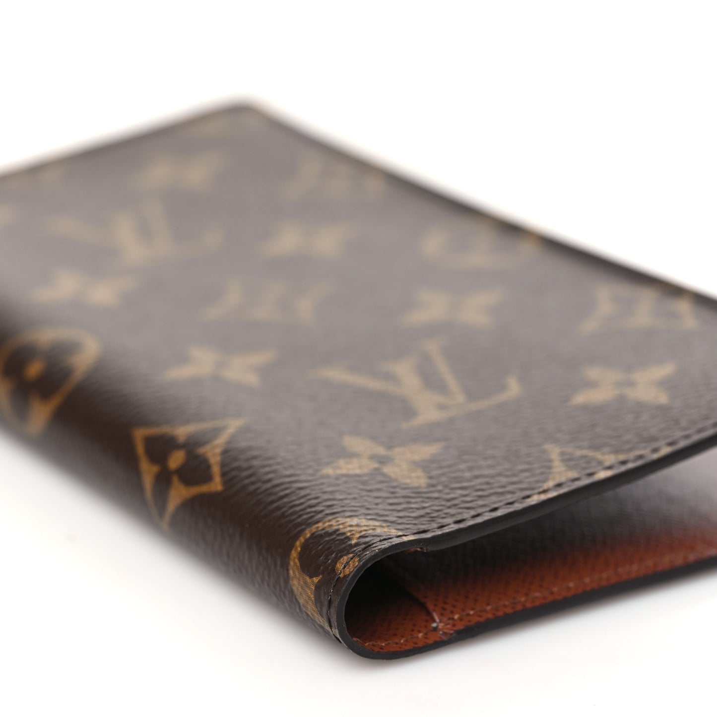 Monogram Checkbook Holder Case Wallet