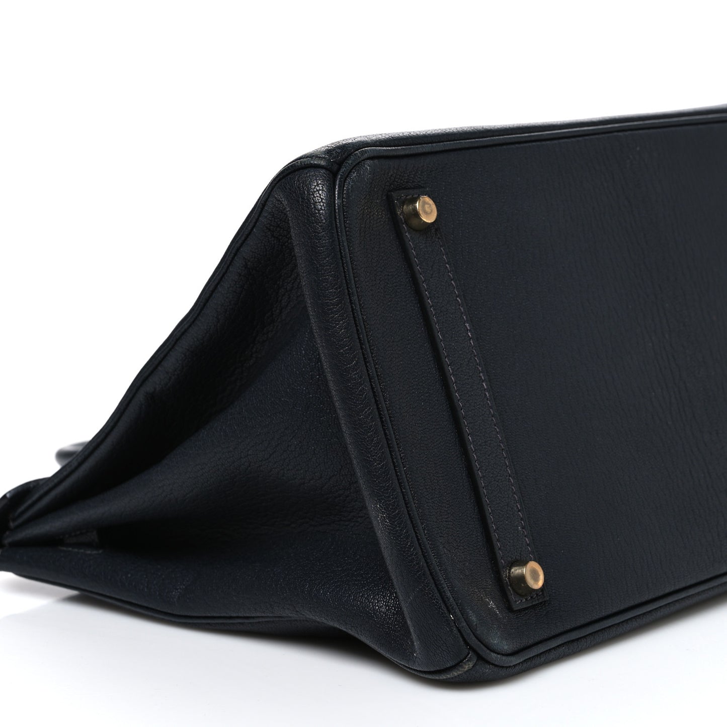 Chevre De Coromandel Birkin 35 Black
