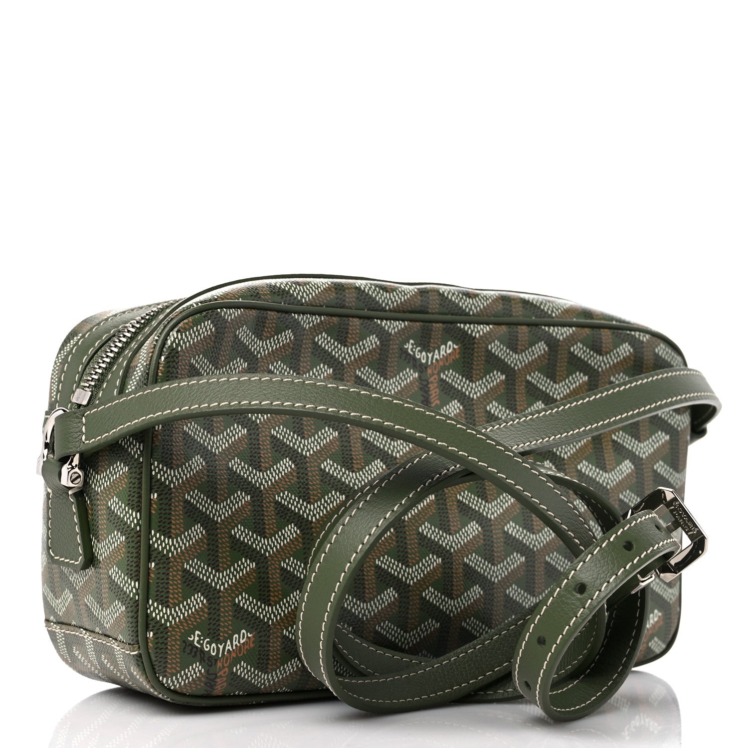 新品未使用　Goyard Bandoulière 114 Vest グリーン Goyard Goyardine Sac Cap Khaki 1278497 – FASHIONPHILE