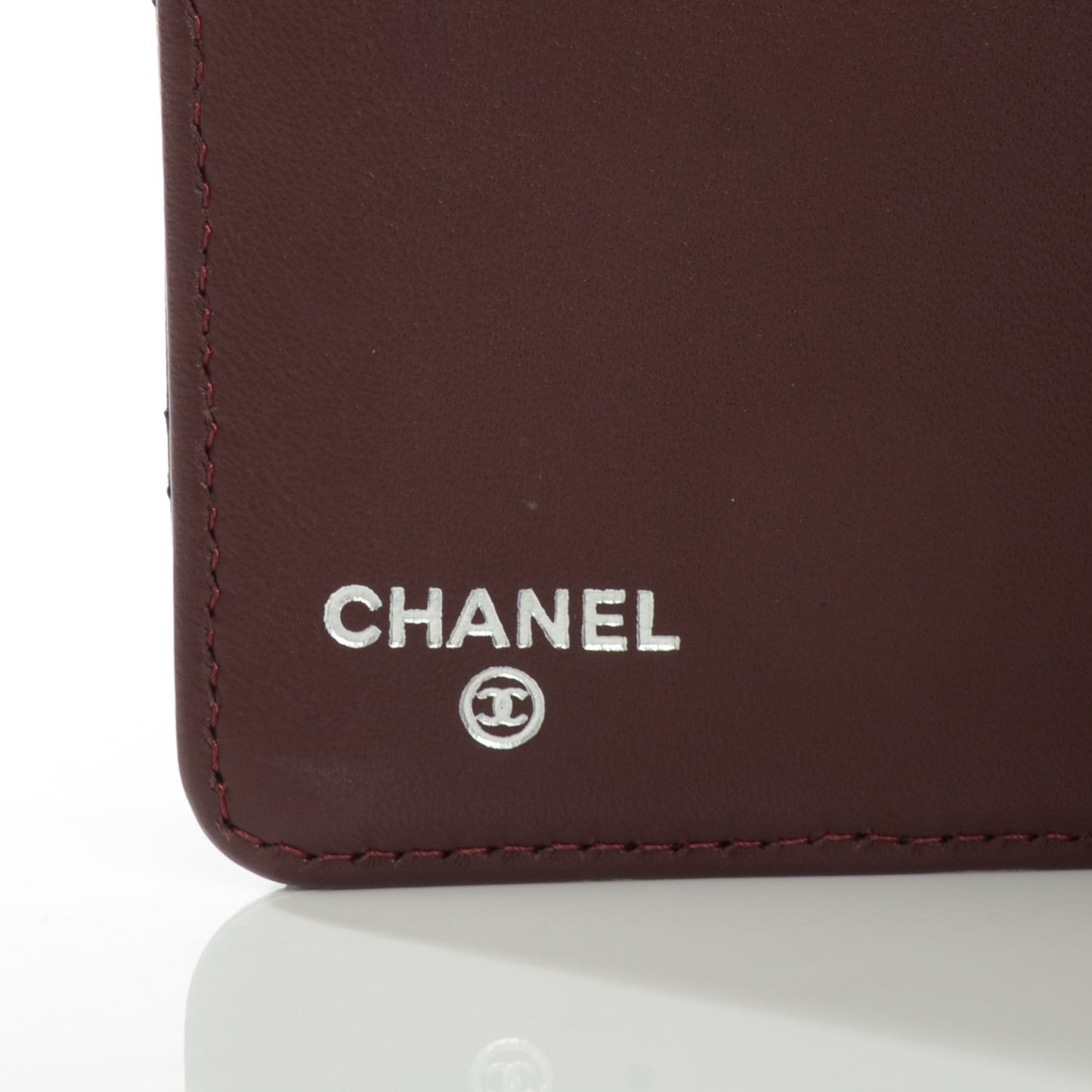 Lambskin Quilted Yen Wallet Black