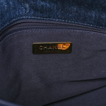 Chanel Denim Quilted Medium Chanel 19 Flap Blue 6 of 10
