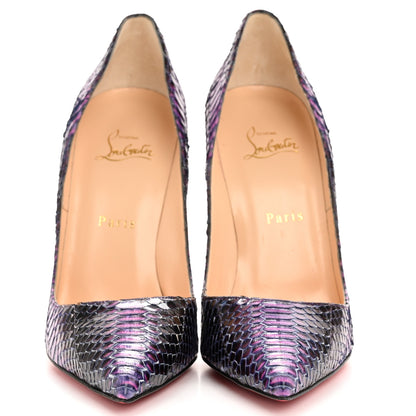 Christian Louboutin Snakeskin So Kate 120 Pumps 40 Purple 3 of 9