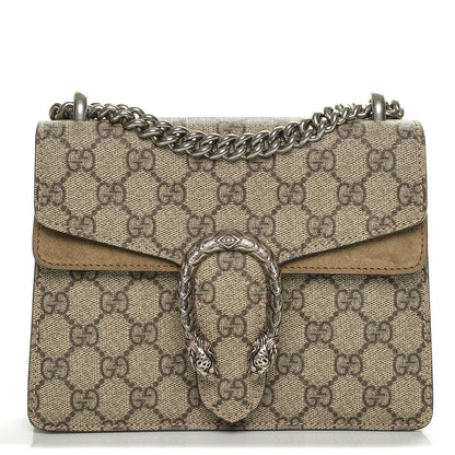 Gucci GG Supreme Monogram Mini Dionysus Shoulder Bag Taupe 1 of 6