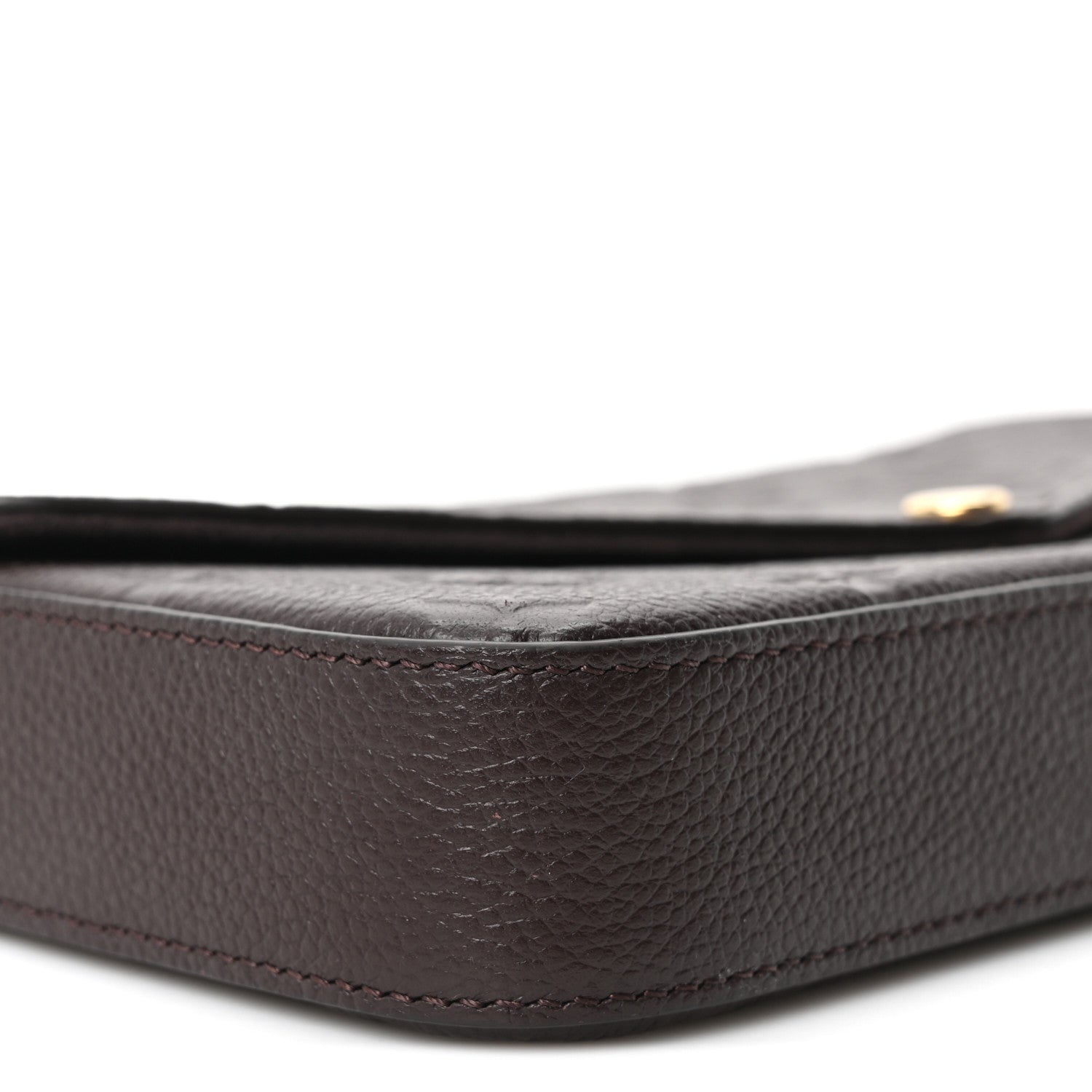 Louis Vuitton Empreinte Pochette Felicie Chain Wallet Chocolate 10 of 12