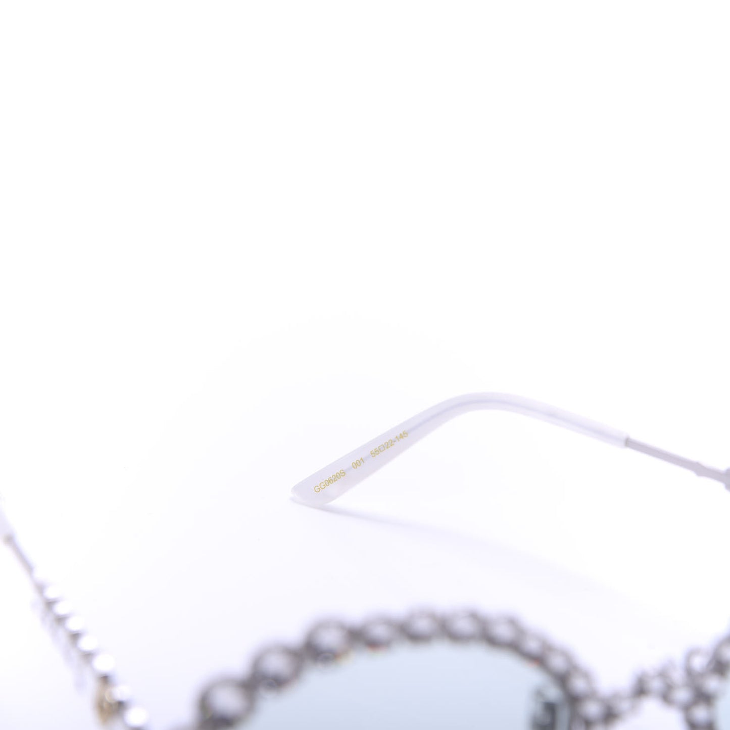 Crystal Oval Sunglasses GG0620S Silver