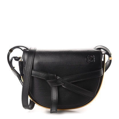 Loewe Calfskin Small Metal Gate Crossbody Bag Black 1 of 10